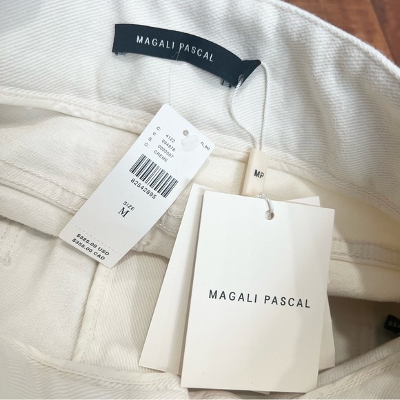 Anthropologie Magali Pascal Birkin High-Rise Wide Leg in Ecru Size Medium/US 8 - Picture 4 of 8